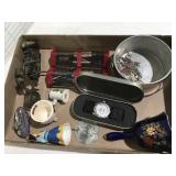 Miscellaneous items, darts, jewelry, watch