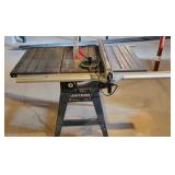 Craftsman tablesaw, 10 inch belt, driven, 3