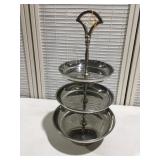Three tier condiment tray