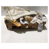 Vintage garden, harvest basket with lid inside