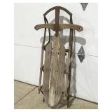 Vintage snow sled