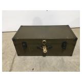 Horn luggage company wood trunk 32" x 16"