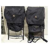 Mountain crest, backpacks