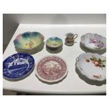 Miscellaneous decorative plates, bowls
