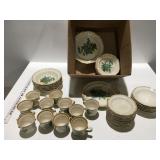 Mikasa bells of blue dishes and cups