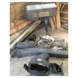 John Deere lawnmower, bagging system