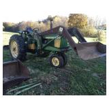 John Deere 2510 tractor runs