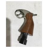 Pistol grip beer tap or gearshift handle