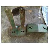 John Deere tractor front end, brackets and