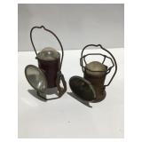 2 vintage lanterns