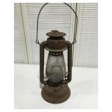 Vintage oil, lamp, glass, broken