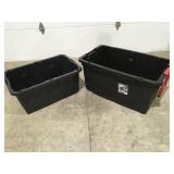 2 large totes , no lids