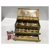 Jewelry box w/contents