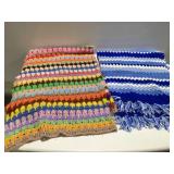 2 homemade blankets