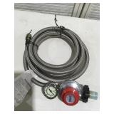 Gauge & braided hose