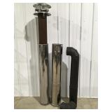 2 Duravent 48ï¿½ chimney pipe with extras