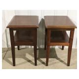 End/ side tables 22ï¿½ x 16.5ï¿½ 26 1/2 inches tall