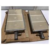 2 infrared heater panels 15ï¿½ x 8ï¿½