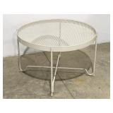 27 inch round outdoor metal table