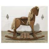 Wood, rocking horse 36 inches tall