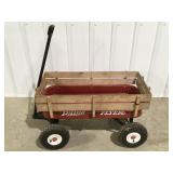 Radio flyer, wagon with sides and soft tires