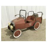 Vintage firetruck, pedal car