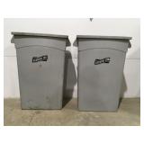 2 Genuine Joe trashcans  30 x 20