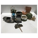 Outdoor decor, planters light