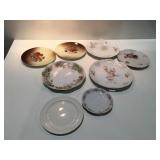 Vintage painted plates