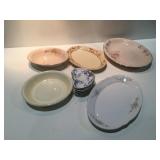 Plates, platters and serving items