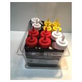 New wide mouth squeeze bottles