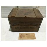 Anheuser Busch wood Centennial beer case