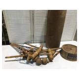 Vintage croquet set