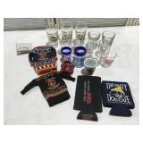 Shot glasses and Koozies