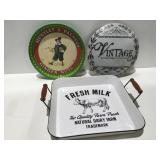 Fresh milk tray, Huntley & palmers, ginger nuts