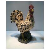 Plastic resin rooster 13 inches tall