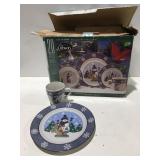 Gibson holiday dinnerware set for 4