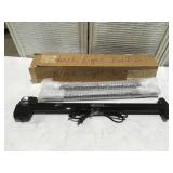 2 Black light fluorescent bulbs and fixtures