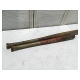 Vintage baseball or softball bats