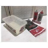 Ohio State condiment set tote tablecloth