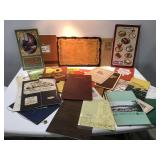 Vintage local restaurant menus
