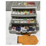 Fishing box with contents