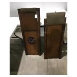 2 vintage wood creepers