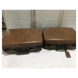 Two Samsonite, hard cases luggage