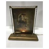 Vintage picture of Jesus lighted