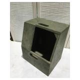 Multipurpose wood box, seat, step tool carrier