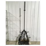 Olympic style weights , bar & Weight holder