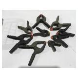 Plastic spring clamps