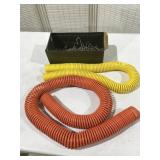 Spring clamps flexible plastic recoil spring