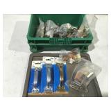 Door handles, and hardware